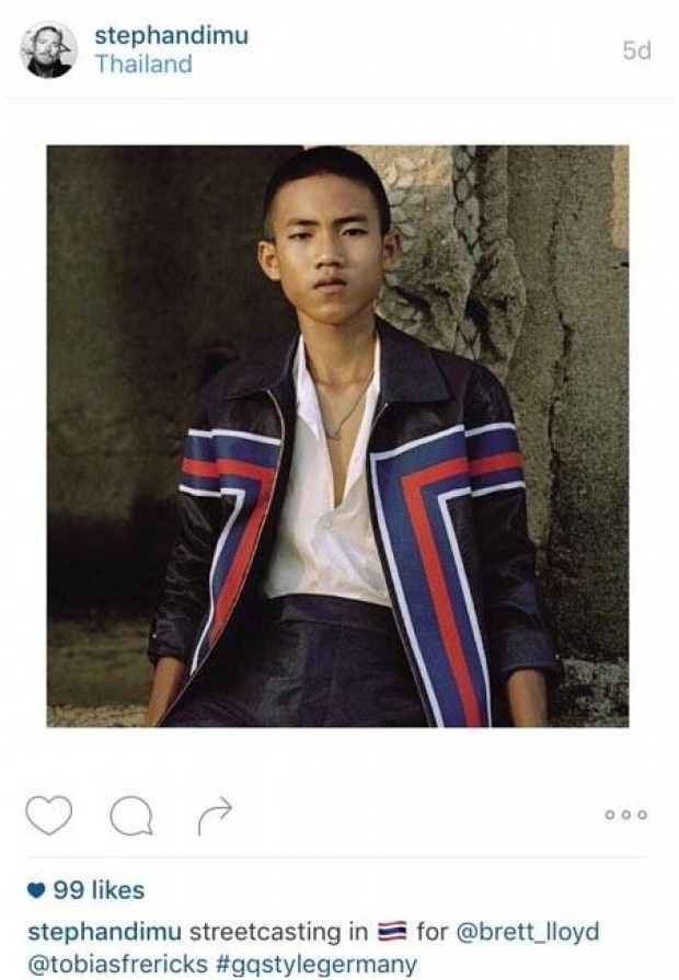 ช้างเผือกตัวจริง! หนุ่มน้อยหัวเกรียนชาวไทย ได้ขึ้นปกหนังสือดัง ‘GQ Germany’