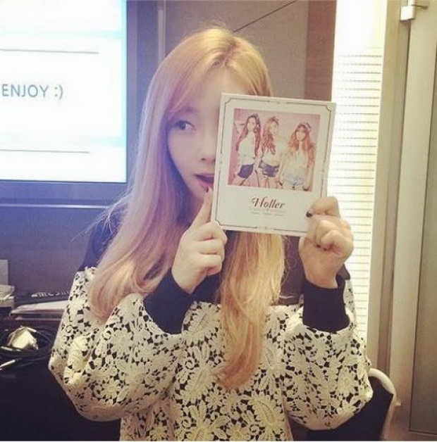 แทยอน โปรโมตอัลบั้ม Holler ผ่าน IG