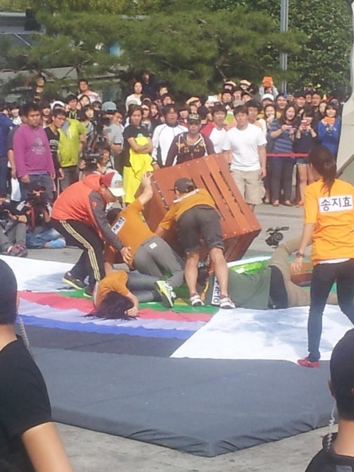 ภาพ อุบัติเหตุในกองถ่าย running man