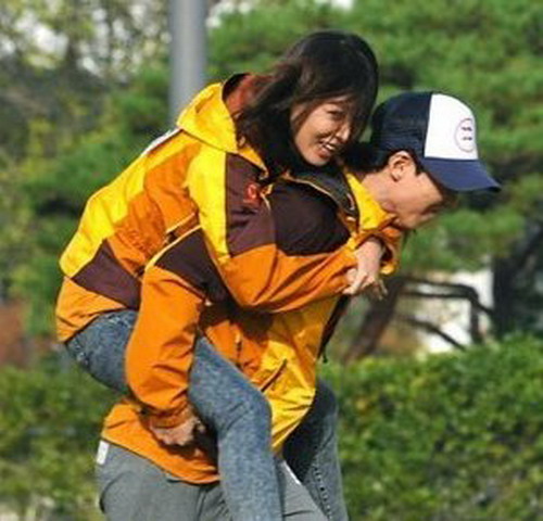 ยูบิน ในกองถ่าย running man