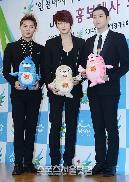 “JYJ” ได้เป็นทูตประชาสัมพันธ์ “อินชอนเอเชียนเกมส์ 2014”