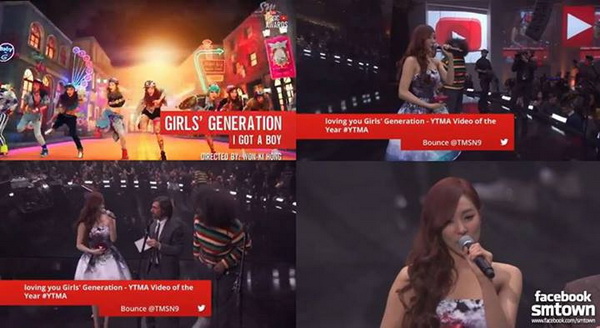 สื่อทั่วโลกอึ้ง! Girls Generation คว้า MV ยอดเยี่ยม งานYTMAW ชนะ จัสติน บีเบอร์,เลดี้ กาก้า