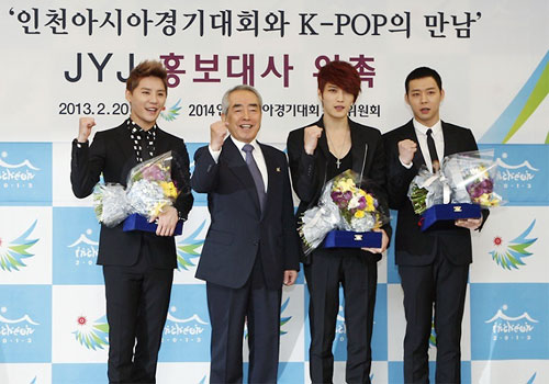 JYJ ได้รับคอนเฟิร์มโชว์ Only One ในพิธีเปิด 17th Asian Games Incheon 2014