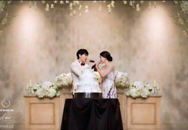บรรยากาศงานแต่ง ซองมิน - คิม ซาอึน