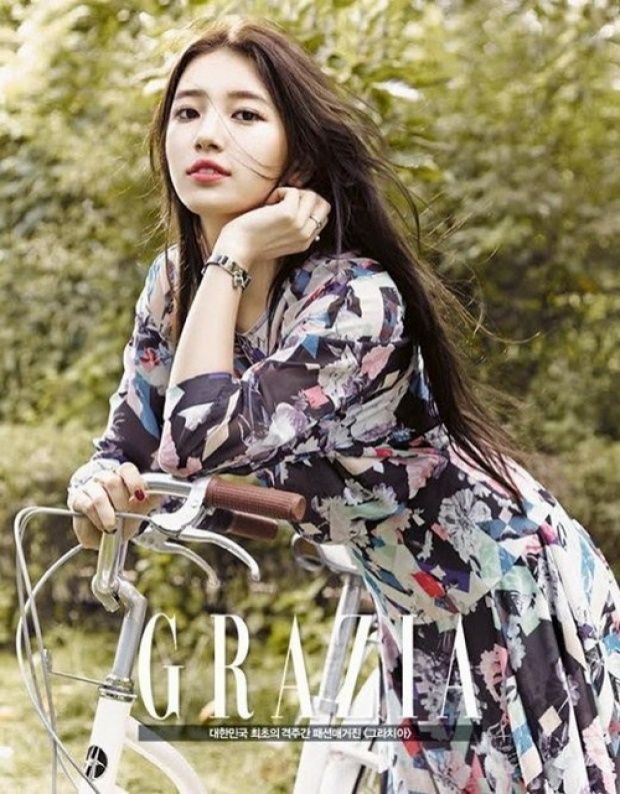 ซูจี(Miss A) กับลุคสาวผู้สง่างามในนิตยสาร “GRAZIA”