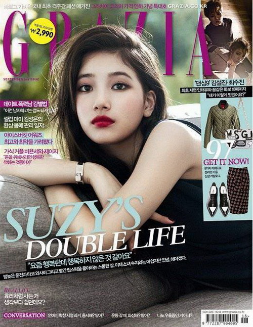 ซูจี(Miss A) กับลุคสาวผู้สง่างามในนิตยสาร “GRAZIA”