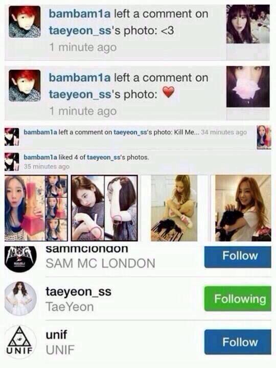 ขุ่นพระะะ!! แบม แบม GOT 7 ติ่งตัวจริง แทยอน snsd