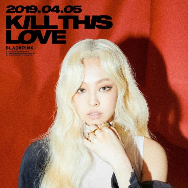 ถึงตา!!จีซู BLACKPINK เปลี่ยนลุคเป็นสาวผมสีแดงในภาพทีเซอร์ “Kill This Love”!!