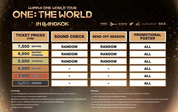 คอนเสิร์ตสุดยิ่งใหญ่แห่งปี ‘WANNA ONE WORLD TOUR ONE : THE WORLD IN BANGKOK