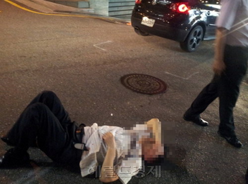 ภาพจากเหตุการณ์ อุบัติเหตุดังกล่าว(เครดิตรen.korea.com)
