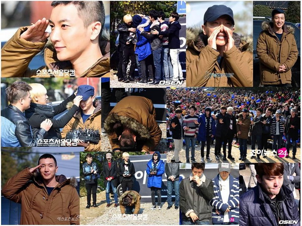 Lee Teuk Super Junior รายงานตัวเข้ากรมท่ามกลางแฟนๆ