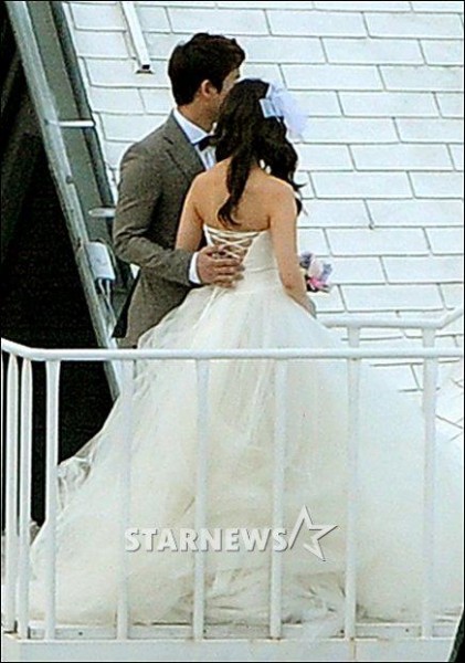 ภาพเบื้องหลังการถ่ายทำpreweddingของซอนเยและเจ้าบ่าว