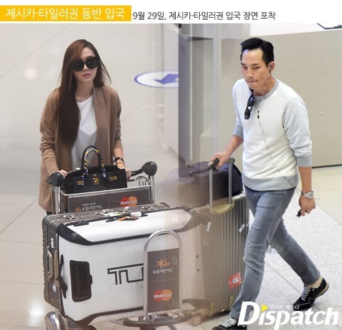 Dispatch เผยภาพ เจสสิก้า กลับจาก  นิวยอร์ค กับ ไทเลอร์ควอน