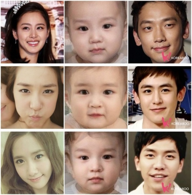 7 คู่รักไอดอล-เซเลบ กับภาพลูกๆในจินตนาการ