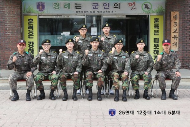  มาแล้วภาพแรกของ พลทหาร ซีวอน และ ชางมิน 
