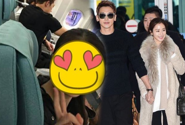 แชร์สนั่น!!! ภาพ เรน-คิมแทฮี โชว์หวานบนเครื่องบิน ก่อนแจกรอยยิ้มให้แฟนคลับ