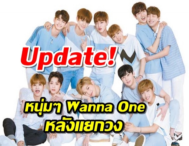 อัพเดทเส้นทางใหม่ของหนุ่มๆ Wanna One หลังแยกวง