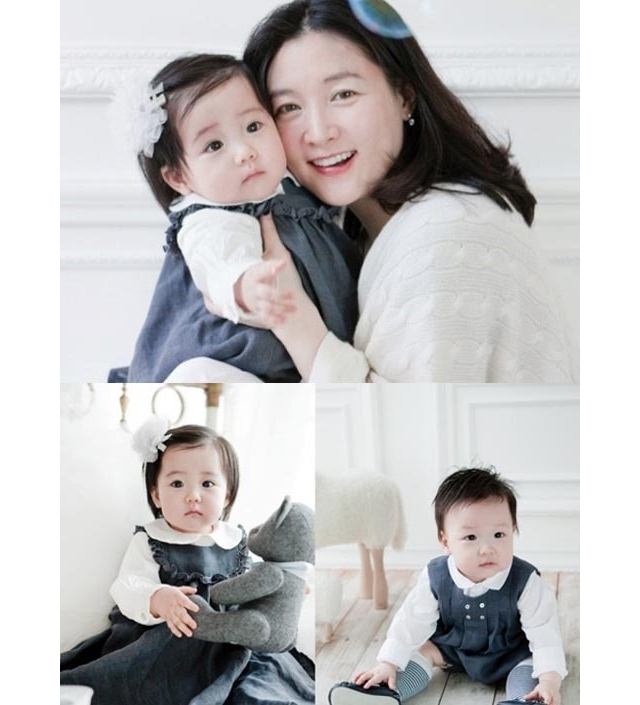 โชว์ความน่ารักลูกแฝด ของลียองเอ