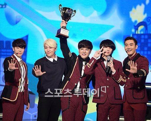 Super Junior คว้าที่ 1 รายการ Show Champion ของวันนี้