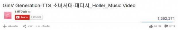 Holler MV ใหม่ แททิซอ ยอดวิวขึ้น 1ล้านในวันแรก