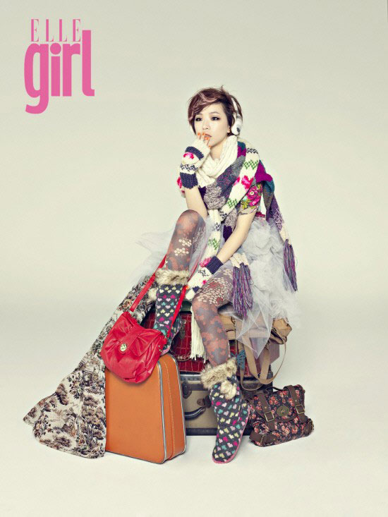 (Ga-In)  Brown Eyed Girls  บนปก ELLE แบบหวาน ๆ