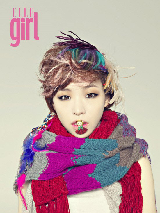 (Ga-In)  Brown Eyed Girls  บนปก ELLE แบบหวาน ๆ