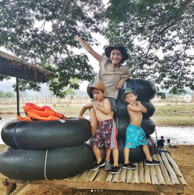 งดเดินห้าง เน้นอยู่กับธรรมชาติ พลอย - พลอยพรรณ พาลูกเข้าสวนเก็บผลไม้ 