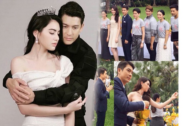 สดๆ ร้อนๆ บวงสรวง ‘เพลิงนรี’ ละครช่อง 3 ของ’ใหม่ ดาวิกา’