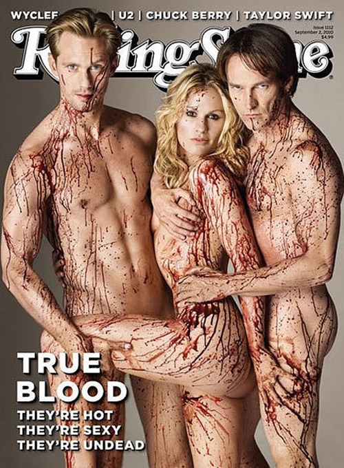 Alexander Skarsgard, Anna Paquin, and Stephen Moyer  Rolling Stone, September 2010