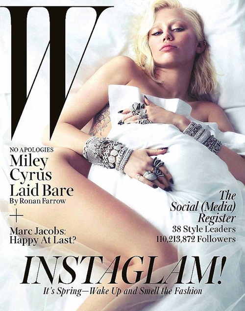 Miley Cyrus W Magazine, March 2014