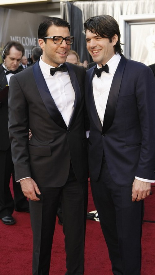 Zachary Quinto and J.C. Chandor 