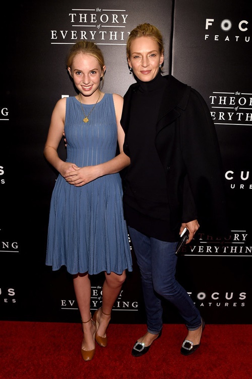 Uma Thurman กับลูกสาว Maya Thurman-Hawke