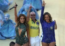 เจ .โล เซอร์ไพร้ซ์ บินบราซิล ร่วมเปิดฟุตบอลโลก 2014(ชมคลิป)