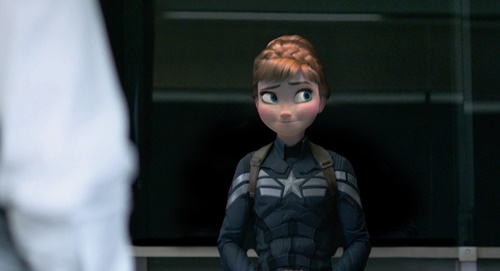โอ๊ะโอ! เมื่อตัวละครจาก Frozen หลุดมาอยู่ใน Captain America จะเป็นไง?