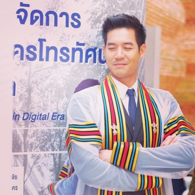 เก็บตกบรรยากาศ เฮียเวียร์สุดหล่อรับปริญญาโท!เบลล่า..