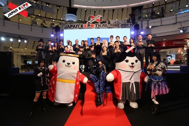 สุดอลังการ!!! เหล่าดาราร่วมงานแถลงข่าว JAPAN EXPO THAILAND 2017