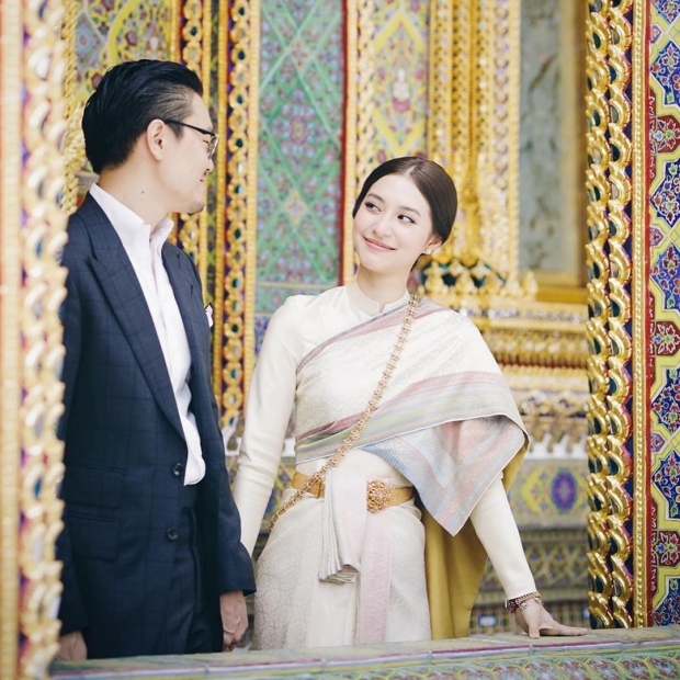 ซาบซึ่งในพระเมตตา!! มิว - เซนต์ จูงมือเข้ารับพระราชทานน้ำสังข์ จาก เจ้าฟ้าสิริวัณณวรีฯ 