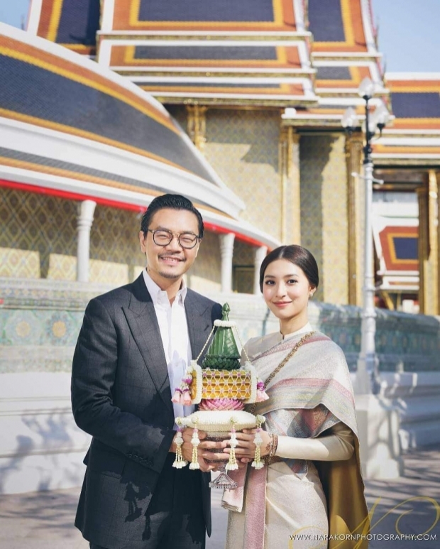 ซาบซึ่งในพระเมตตา!! มิว - เซนต์ จูงมือเข้ารับพระราชทานน้ำสังข์ จาก เจ้าฟ้าสิริวัณณวรีฯ 