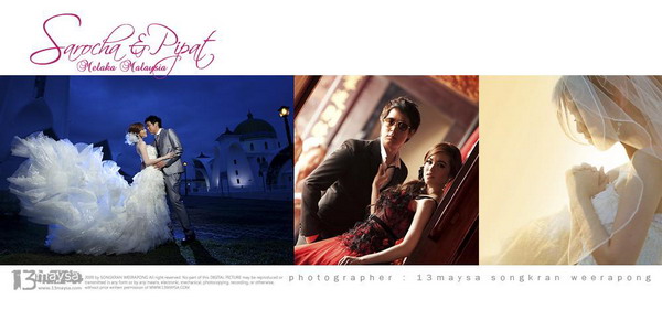 ภาพPre Wedding ของ บัว สโรชา และ ตั้ม