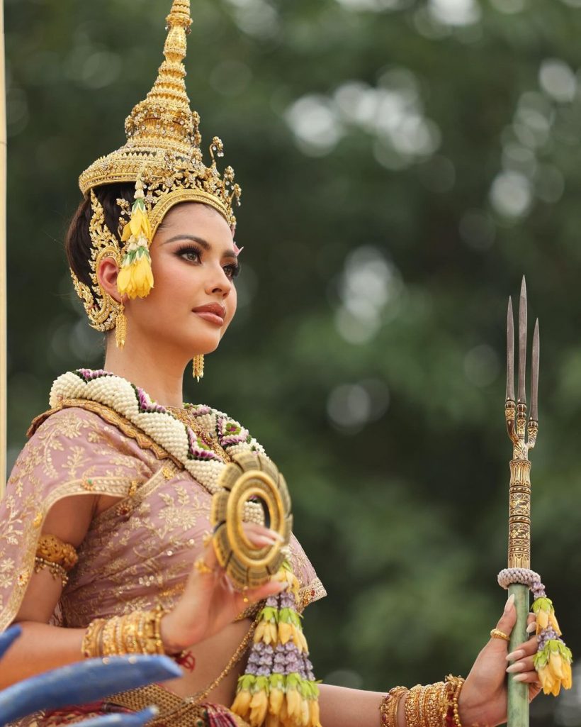 สาวคนดังรับบท นางมโหธรเทวี เป็นนางสงกรานต์ที่สวยที่สุดปี67