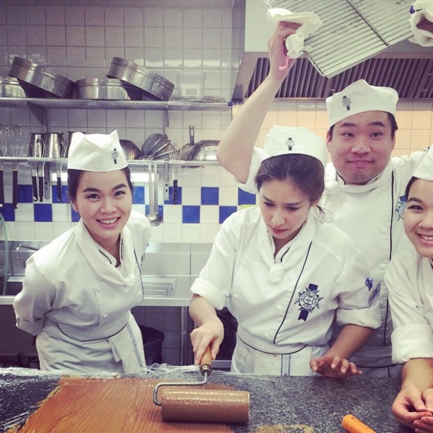 ป๊อก ปิยธิดา ขึ้นแท่นเชฟ จบโรงเรียนสอนทำอาหารดัง Le Cordon Bleu