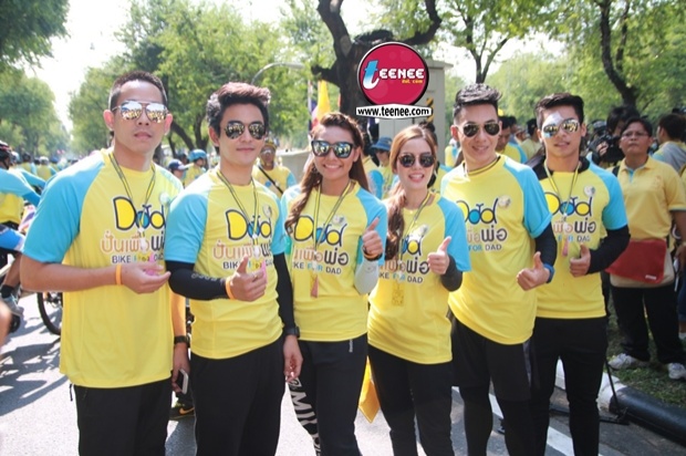 พี่มอสนำทีมน้องๆThe Star ร่วมกิจกรรม ปั่นเพื่อพ่อ BIKE FOR DAD