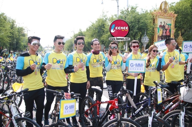 พี่มอสนำทีมน้องๆThe Star ร่วมกิจกรรม ปั่นเพื่อพ่อ BIKE FOR DAD