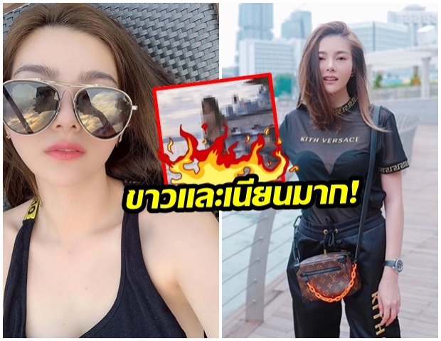 เเซ่บมากเเม่! ดิว - อริสรา ไม่ทำให้ผิดหวังจัดชุดว่ายน้ำลงสระยั่วๆ เที่ยวสิงคโปร์ก็เผ็ดได้