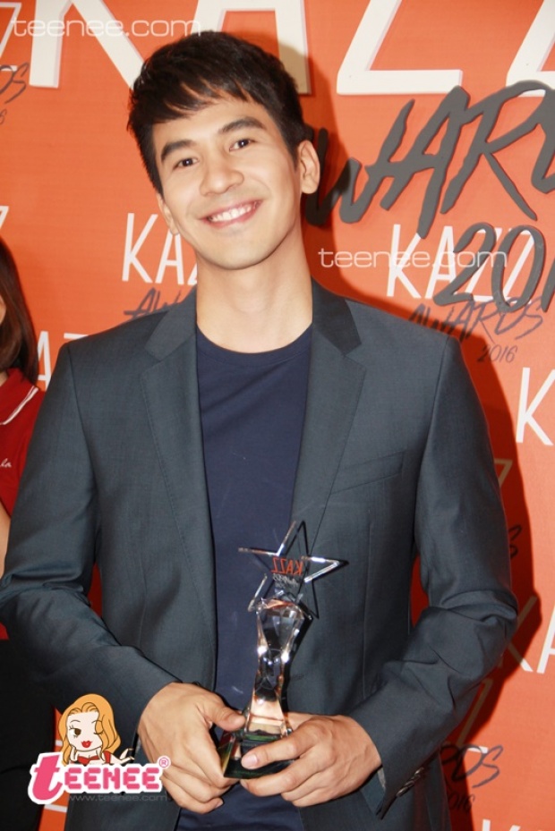 มาแล้วผลรางวัล Kazz Awards 2016  เจมส์จิ-ใหม่ ซิวรางวัลซุปตาร์แห่งปี