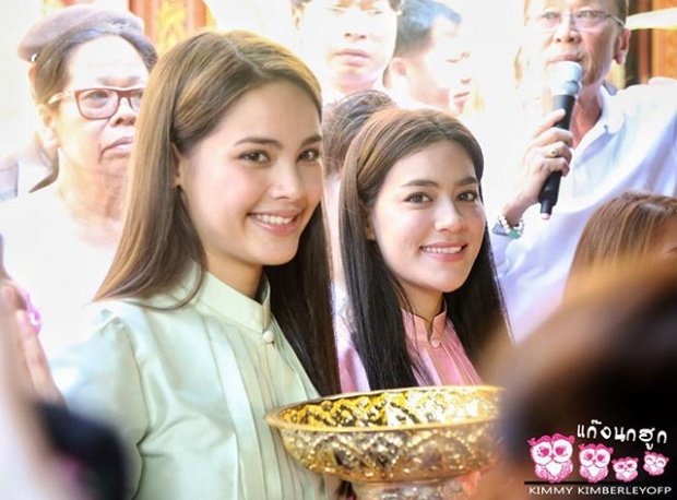 สวยเป๊ะ!!ญาญา-คิมเบอร์ลี่ ในชุดไทยงามๆงานกฐินภูทับเบิก!!