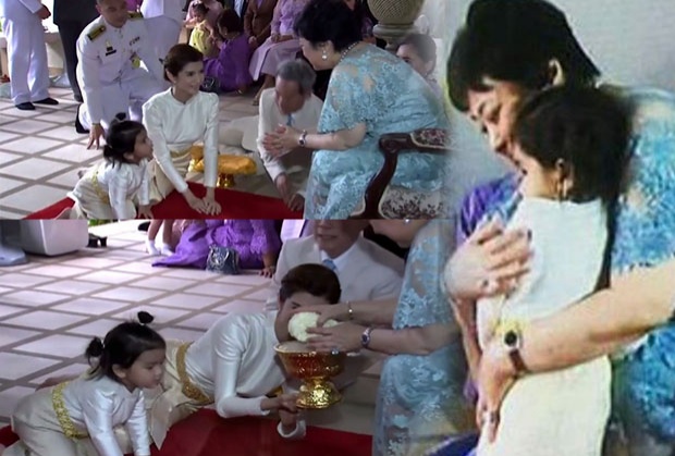 ปลื้มปิติ!!พระองค์โสมฯ ทรงสวมกอด \"น้องมะลิ\"ขณะเข้าเฝ้าถวายพระพร