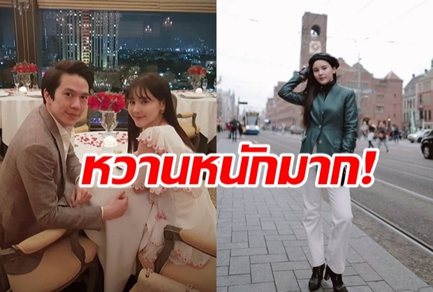 คนโสดอิจฉา “ออม สุชาร์” โพสต์ภาพหวานรับวาเลนไทน์