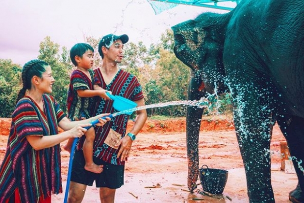 Healthy แม้กระทั่งท้อง!  “ลีเดีย ศรัณย์รัชต์” โพสต์ภาพความสตรอง “ต่อยมวยคู่กับสามี”