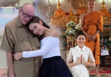 “เบลล่า” ทำบุญบวชพระใหม่ ครบ 1 ปี “คุณพ่ออาโนล” จากไป